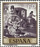 Spain 1958 Goya 60 CTS Violet Edifil 1213. España 1855 41. Uploaded by susofe